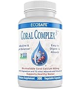 Coral Complex 3 - Coral Calcium 900 mg with Vitamin D3 1200 IU and Magnesium168 mg - 300 Vegetari...