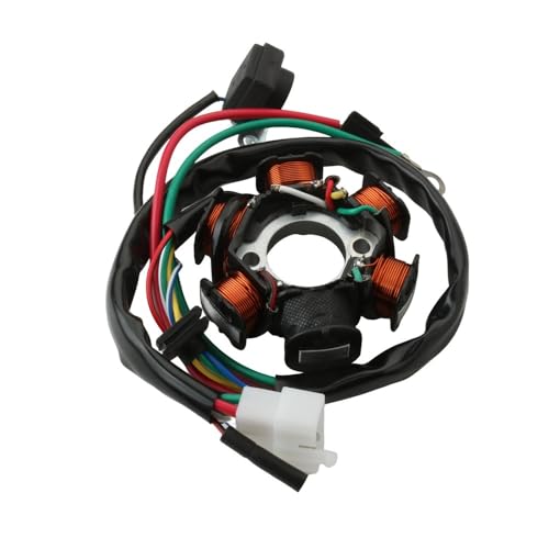 Stator d'allumage magnéto 6 bobines moto 2 temps pour générateur Fancy 50cc