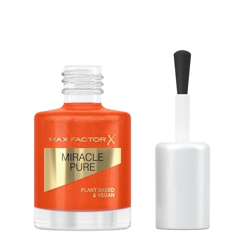 Max Factor Miracle Pure Nail, hochglänzender, farbintensiver Nagellack mit dem Schimmer von heilenden Kristallen und pflegenden Inhaltsstoffen, Fb 430 Bold Jasper