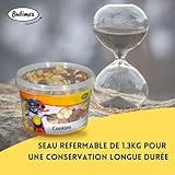 Bubimex - Smiley Cookies Leckerli für Hunde – Kekse Belohnung ideal zum Training – niedriger Fettgehalt – Snack Training – geeignet für alle Rassen und Größen – Eimer mit 1,3 kg