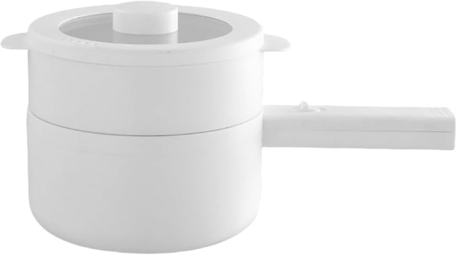 Multifunctional Electric Steamer, One Handle, 7.9 inches 20 cm, 6.6 gal 2 L, Smart Heat Retention, Electric Cooking Pot, Instant Ramen Pot, Electric Frying Pan Mechanical, Includes