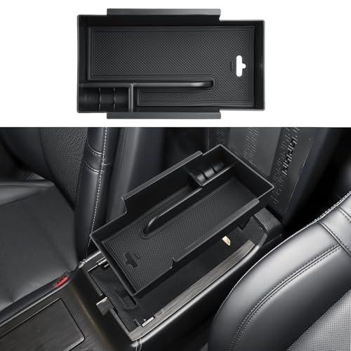 ECOZEN 2026 Lincoln Corsair Center Console Organizer - For 2021-2026 Lincoln Corsair/2023-2025 Corsair Grand Touring Accessories Console Organizer Storage Tray - Armrest Organizer ABS