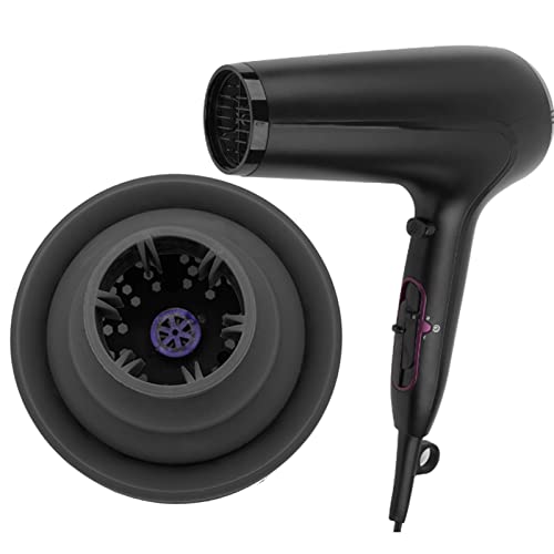 Difusor de Cabelo de Silicone, Soprador Com Acessório, Dobrável Portátil para Viagem, Uso Em Salão d