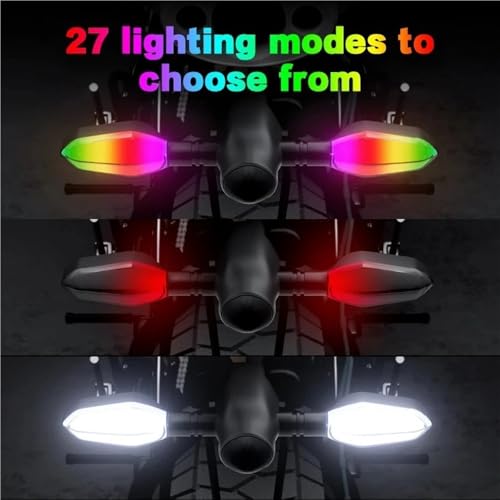 Luces de giro para motocicleta de alto brillo con advertencia visual avanzada 4