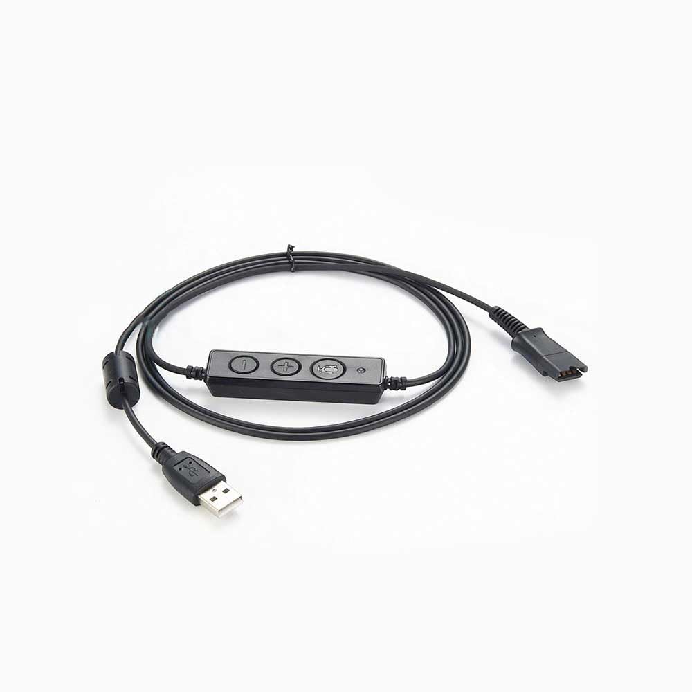 USB Quick Disconnect Headset Cable 1Meter