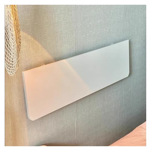 Table rabattable murale 100x50 cm, plateau gain de place multifonction - 2