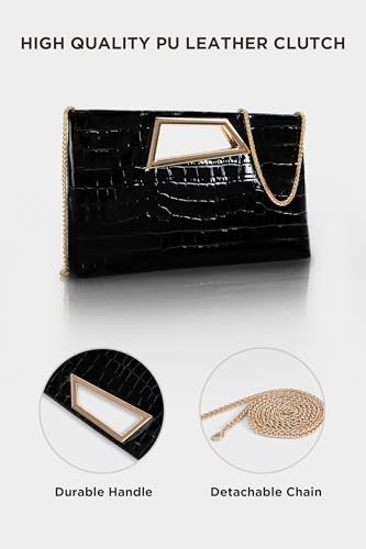 Image of Coucoland Clutch Purse for Women - Evening Bags PU Leather Glitter Fashion Purse Handbag for Wedding Party Daily | PU Leather