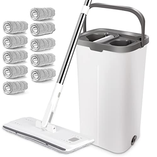 MASTERTOP Mop and Bucket System - Flat Mop and Bucket ...