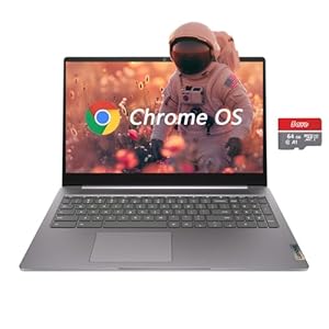 Lenovo Chromebook FHD de 15.6 pulgadas, IdeaPad 3i, Intel Celeron N4500, 4 GB de RAM, 128 GB de almacenamiento (64 GB eMMC + 5ave 64 GB de memoria flash), cámara web, HDMI, Bluetooth, Chrome OS, gris