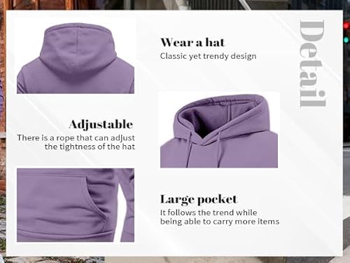 ADHOWBEW Men Sweatsuits Sets Fashion Winter Big and Tall Hoodie and Sweatpants Fall Workout Casual Clothing Fitness Drawstring Soft Comfy Running Conjunto Deportivo Para Hombre