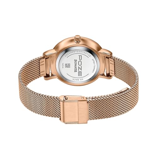 Image of Sonata Poze 9 with Quartz Analog Watch for Women