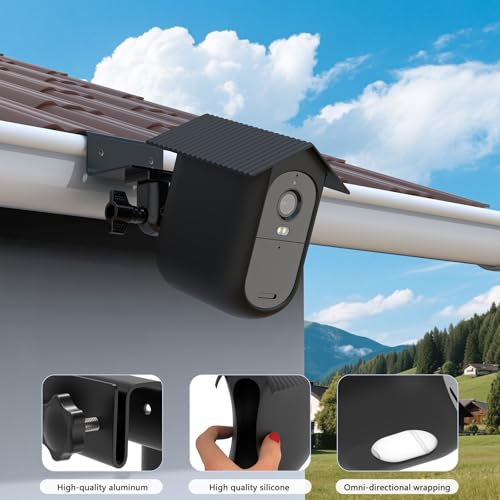 Support de gouttière caméra Arlo Essential XL 2e génération support de fixation