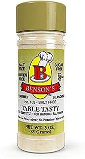 Benson's - Table Tasty Salt Substitute - No Potassium Chloride Salt Substitute