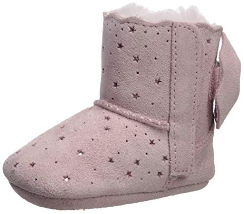 UGG Girls' Jesse Bow II Starry LITE Fashion Boot, Seashell Pink, 02/03 M
