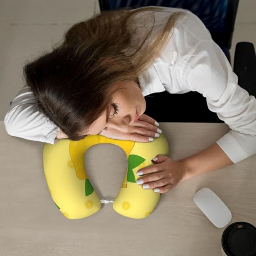Almohada de viaje de espuma viscoelástica U 30x25 cm miniatura 6