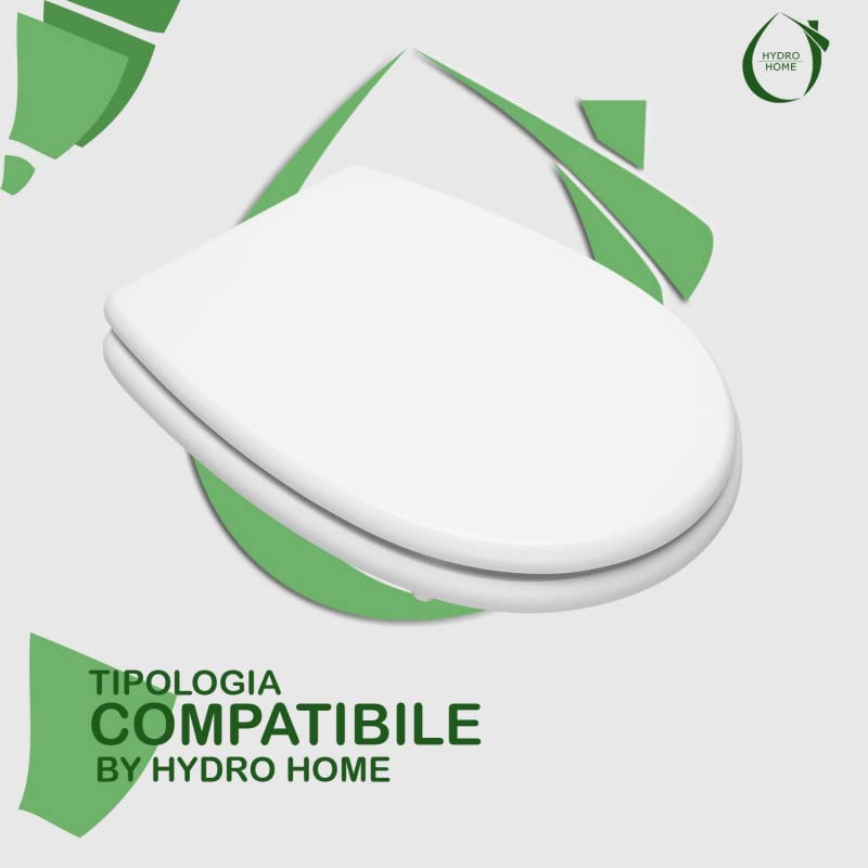 Copriwater Dolomite Fleo In MDF - Bianco Con Cerniere Ottone, Made In Italy - Foto 13