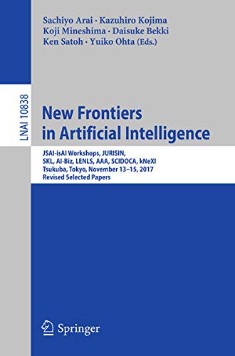 Buy New Frontiers in Artificial Intelligence — BookShops.in