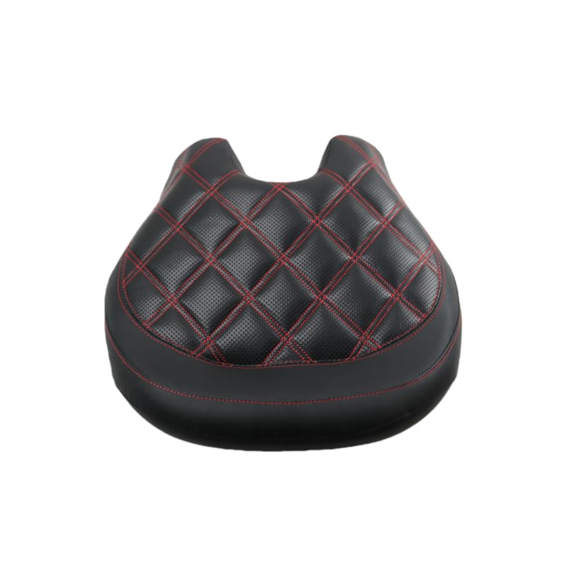 Siège de moto en cuir noir rhomboïde confortable pour Can-Am Ryker 600 900 Sport Rally Edition Sport 19-24