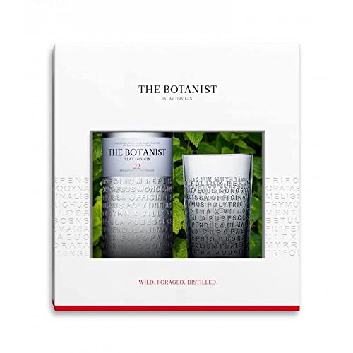 The Botanist Gin 70 cl, Gift Set with Glass, Islay Dry, Premium Craft Scottish Gin