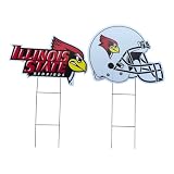 Proformance Home NCAA Illinois State Redbirds 2 Pack Yard Signs