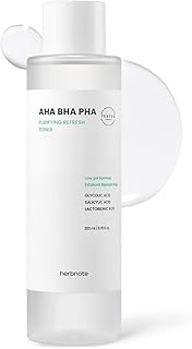 AHA BHA PHA Purifying Refresh Toner - Skin Trouble Eraser, Immediate Exfoliation & Sebum Removal - Contains Niacinamide for Breakouts - Removes Blocked Sebum & Dead Skin Cells, 6.76 f l. oz