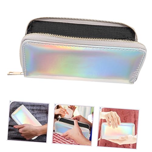Sparking Sequins Rfid Wallet for Women Crossbody Purse Zippered Coin Pouch Long Clutch Bag Compact Money Purse4