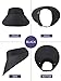2 Pieces Sun Visor Hats Wide Brim Visor Hats Adjustable Large Brim Summer UV Protection Beach Caps for Women(Color Set 1)