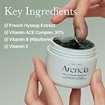 Glow Hyssop Overnight Face Mask Serum - hydrating & Anti-Aging Serum for younger looking Korean Glass Skin, 30% Vitamin A, C, E, 10% Niacinamide, Peptide - Image 5