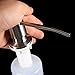 ASWRTYJO White Liquid Soap Dispenser Lotion Pump Cover Built in Kitchen Sink Countertop Cooking Tool Utensils Kitchen Accessories