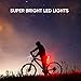 Albert Austin LED Bike Lights Set USB Rechargeable Bike Lights Kit Easy Mount Road and Mountain Bike Lights 4 Brightness Modes Bright Waterproof Bike Lights Front and Back for Bicycle
