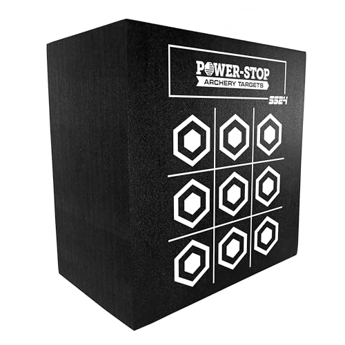 Power-Stop Archery Target - SS24 Field Target - Big Block Foam Target for Field Tips