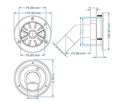 Bouchon D'entrée D'eau Verrouillable Pour Camping-car - Avec Serrure Et 2 Clés - Anti-fuite