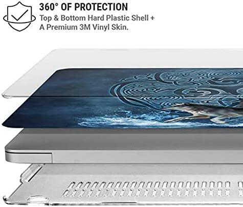 Skinit Case + Skin Compatible with MacBook Air 13in (2020) - Tate and Co. Celtic Wolf Design