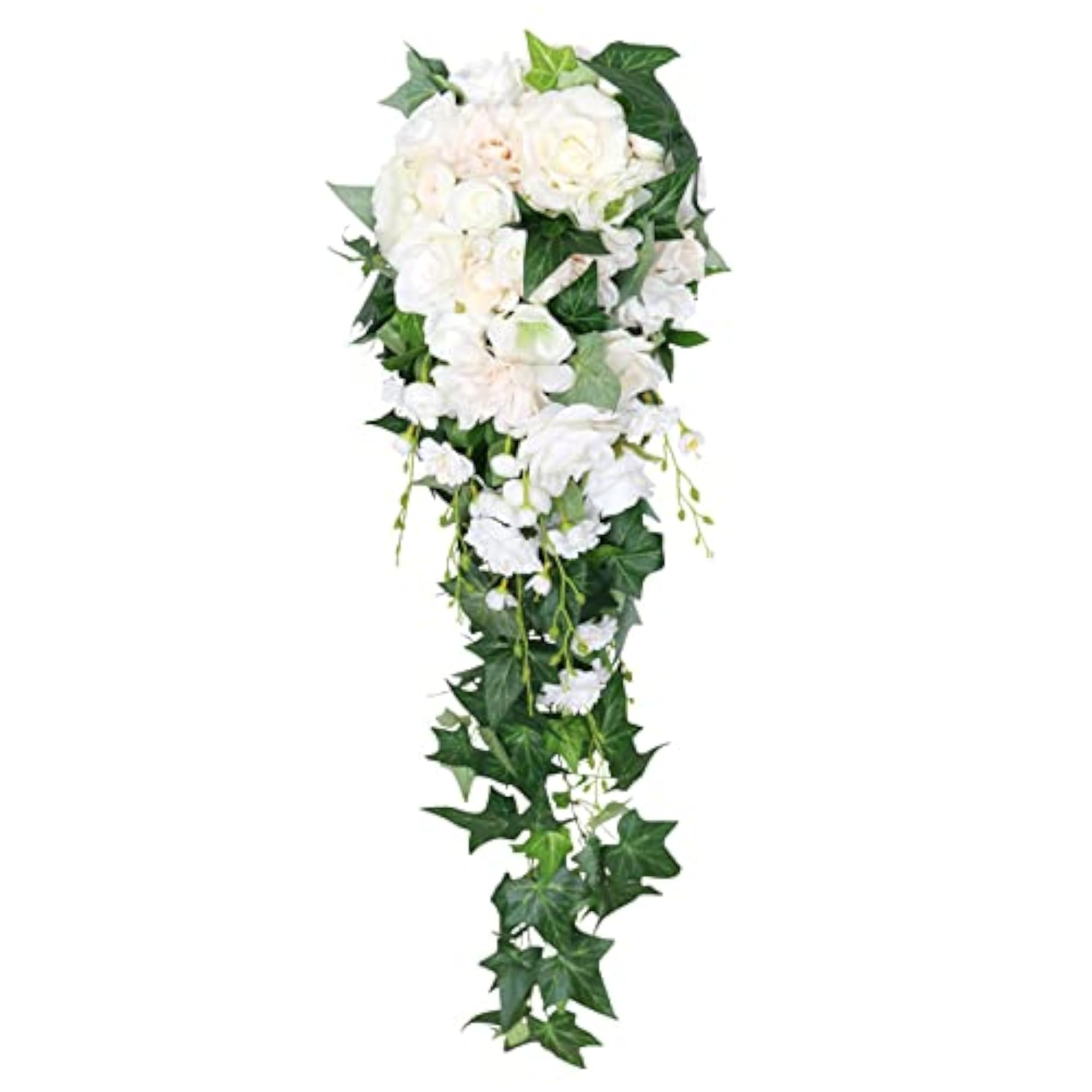 Cascading Wedding Bouquets Boho Rustic Artificial