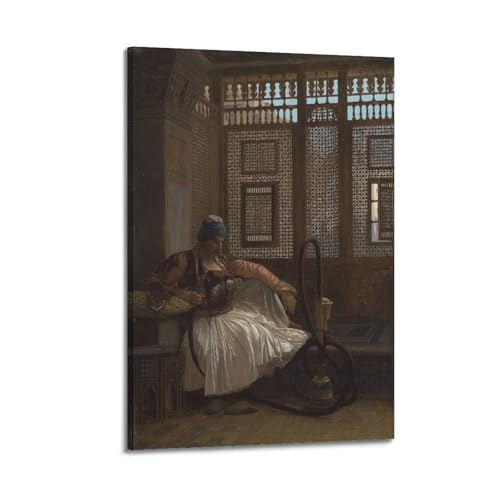 Affiche Arnaut Smoking Jean Leon Gerome pour décorer un bureau style classique
