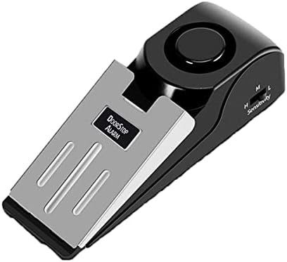 Alarme Trava Cunha Para Portas Com Sensor Sonoro Sem Fio 120Db Perfeito Para Levar Segurança Volume Regulável LINHA PREMIUM SYANG