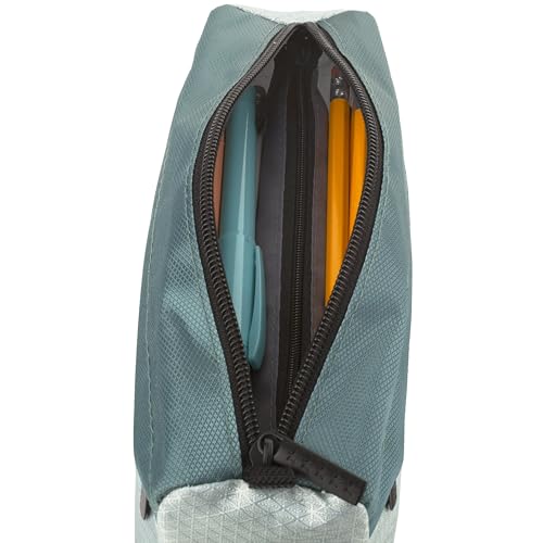 Image of Five Star Pencil Pouch, Pen Case, 9-Pocket Zipper Pouch, Storage Organizer for School Supplies Earbuds Chargers Cables Makeup, Green /Juniper (500214F-ECM)