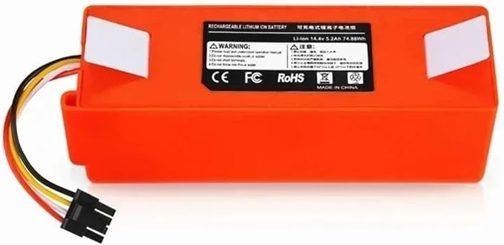 Robotic Vacuum Cleaner Replacement Battery Robot，Compatible for Roborock S50 S51 S55 Accessory Spare Parts Li-ion Battery 9800mAh(Color:6500mAh)