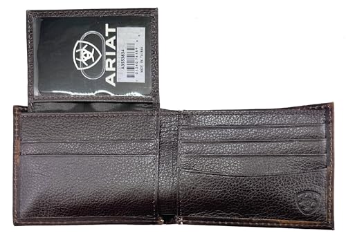 Custom Maltese Cross ARIAT Ghost Flag Bi-Fold Leather Wallet2