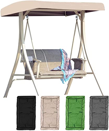 Hollywood Swing Replacement Roof Cover 3 Seater Waterproof Replacement Roof Swing Roof Replacement Cover ​for Garden Swing Sun Canopy for Garden Patio, 191 x 120 x 18 cm Cover