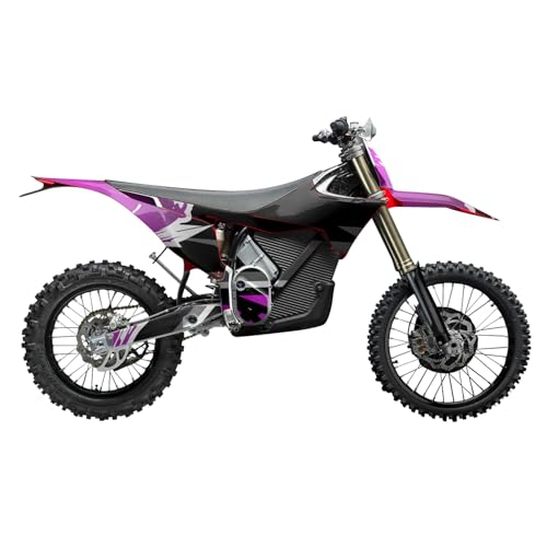 Image of Stark Varg MX 2023-2025 Graphics Kit Wrap - Magenta Brush - Varg MX Skin - Premium 3M Vinyl Protective Wrap Decal Cover - Easy to Apply | Crafted in The USA by MightySkins