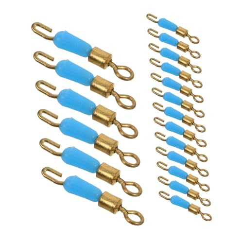 Toyvian Silicone Tangle Prevention Clips 30pcs Fishing Line Organizers for Lure Making Supplies