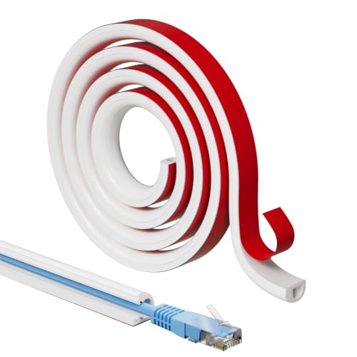 39”Cord Hider for Wall Mounted TV,Adhesive One-Cord Cable Hider for Wall,Cord Covers Raceway Kit for Wires Hider Along Wall,Flexible Silicone Cable Concealer for Home Office,W 0.54”× H 0.39”