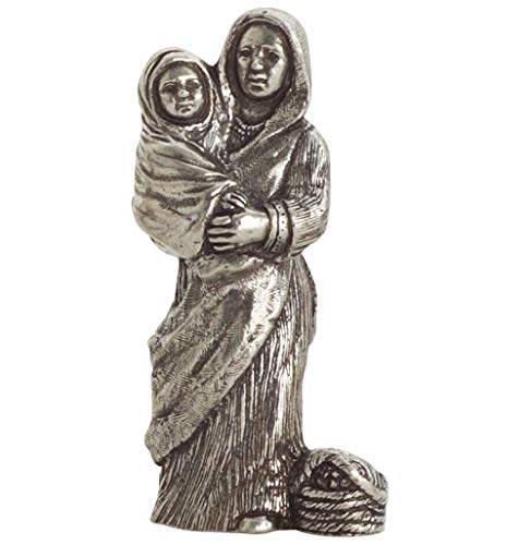 Danforth - Pig Herder's Wife Nativity Figurine – Handcrafted Pewter Nativity Figurine - Made In Usa #TOP2