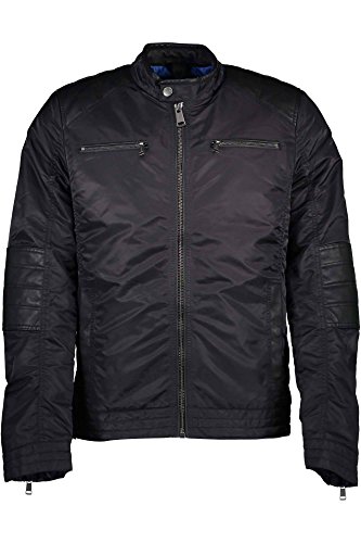 Guess Men's M64L22W7WO0 Bomber Jacket, Black (Noir/Jet Black A996 A996), (Sizes: Large)