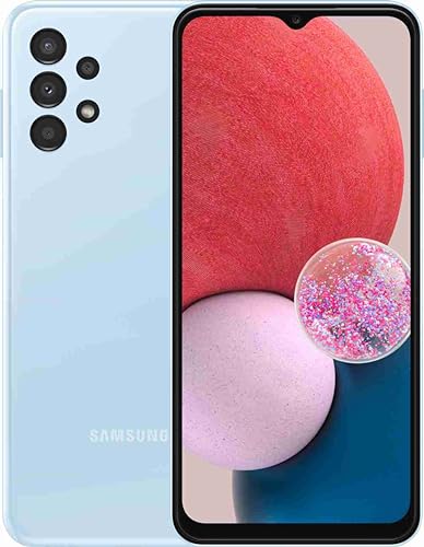 Image of Samsung Galaxy A13 Light Blue, 4GB RAM, 128GB Storage Without Offers, (SM-A135FLBHINS)
