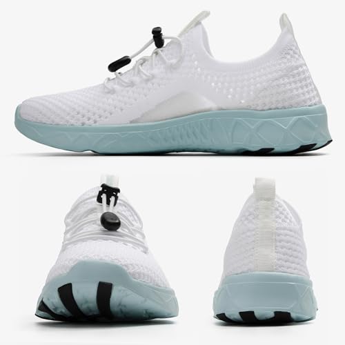 Image of ALEADER Xdrain Women's Water Shoes Mesh Slip On Aqua Shoes for Beach, Swimming, Travel & Tennis