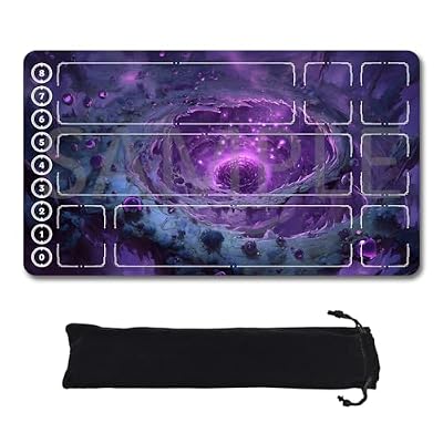 Riftbound TCG Playmat with Zones Unofficial, Original Design Play mat 24x14 Inchnon Free Storage Bag (25102898,Zone)