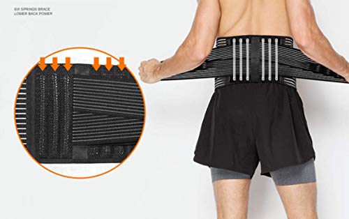 Protetor de cintura esportiva, fitness e musculação, proteção de cintura, equipamentos esportivos (9