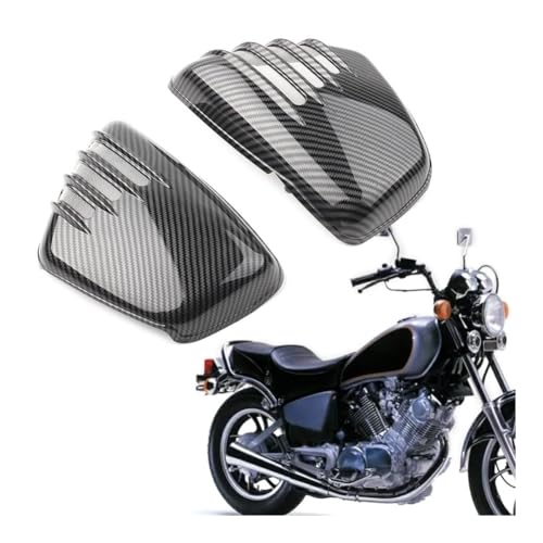 Winglet spoiler moto ABS carbone pour protéger batterie XV750 - 2